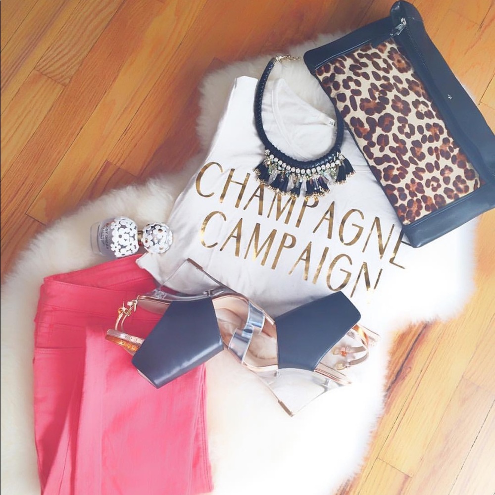 Champagne Campaign Graphic Tee
